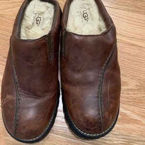 Authentic Ugg shearling & Leather Slippers ❄️❄️❄️❄️❄️